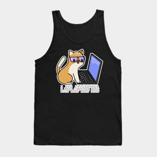 Programmer Cat Tank Top